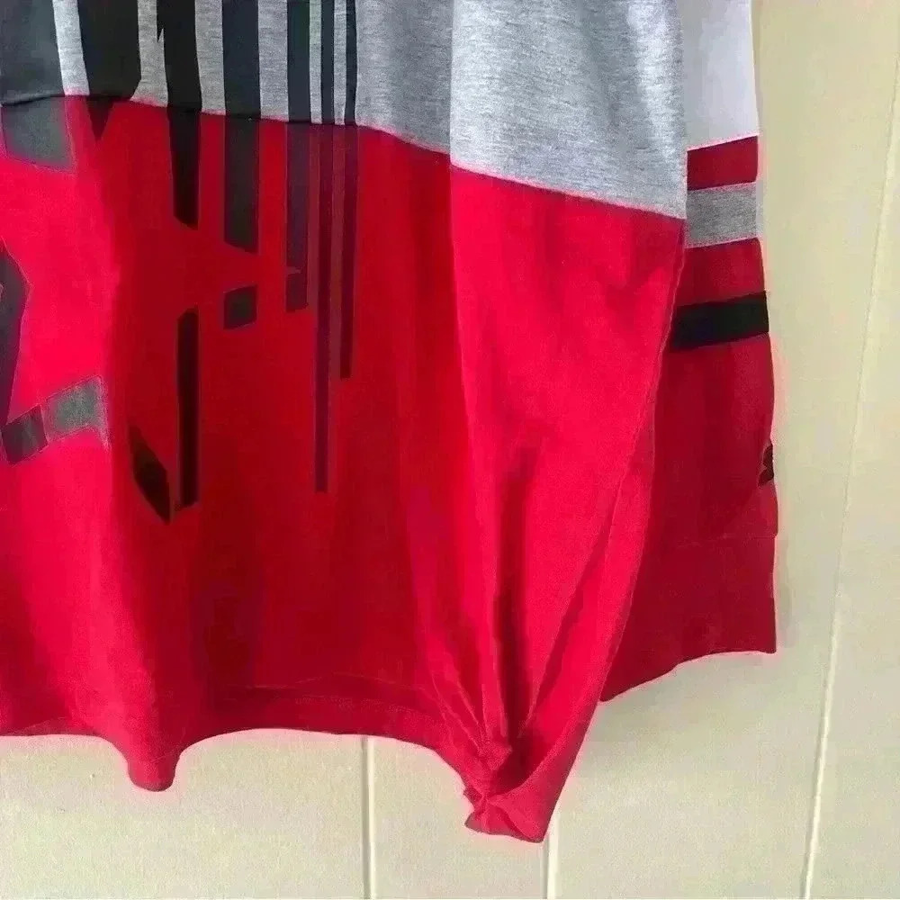Starter Black Label Women's Oversized Long Sleeve Shirt Size XL Multicolor New - Picture 3 of 9